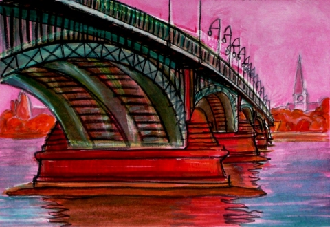 DeAnn L Prosia Watercolors with Colored Pencil watercolor with colored pencil