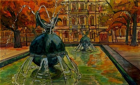 DeAnn L Prosia Watercolors with Colored Pencil watercolor with colored pencil