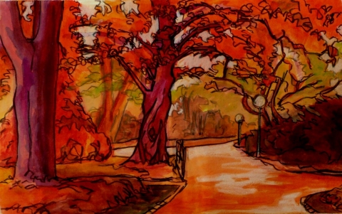 DeAnn L Prosia Watercolors with Colored Pencil watercolor with colored pencil
