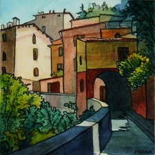 DeAnn L Prosia Watercolors watercolor with colored pencil