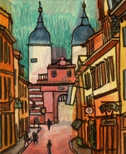 DeAnn L Prosia Watercolors watercolor with color pencil