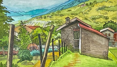 DeAnn L Prosia Watercolors with Colored Pencil Watercolor with Colored Pencil