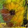  Nature Encaustic with Gold Leaf