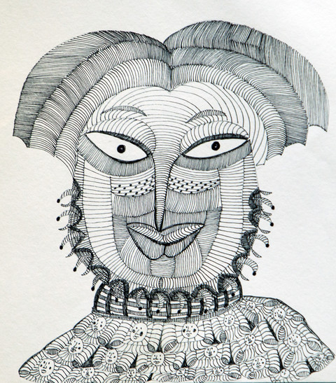 Deb Mell Portraits on Paper  