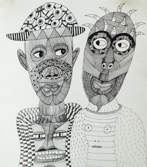 Deb Mell Portraits on Paper  