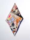  Diamonds Acrylic paint, mixed media on canvas and fabric