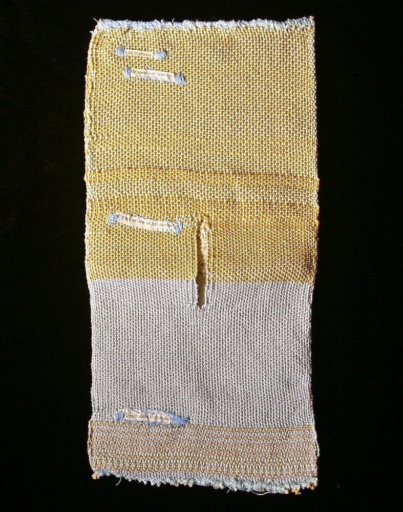 Recipe for Dandelion Wine Textiles study in wool, cotton and rice paper
