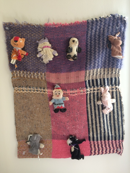 Lessons Textiles weaving and finger puppets