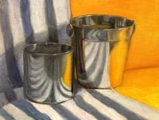 Deborah Pohl  Still Lifes and Constructions Oil on canvas