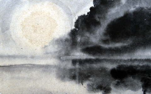 Deirdre Kennedy Scapes imaginary and otherwise Sumie on Rice Paper