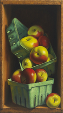 Denise Mickilowski Fruit and Vegetable Paintings oil on panel