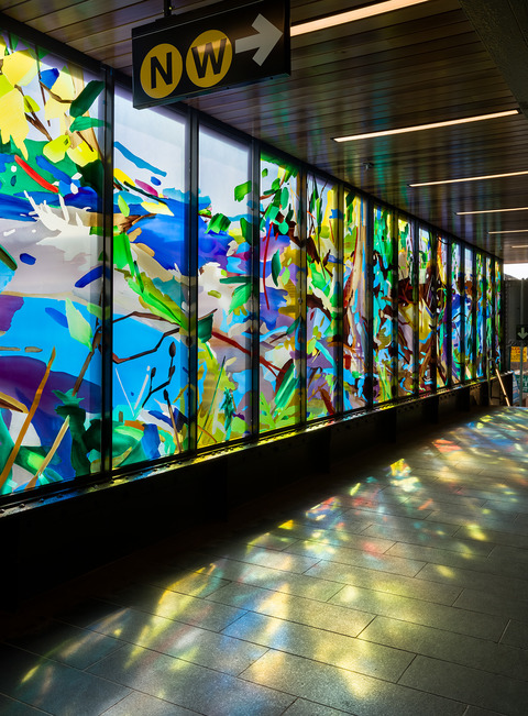 Diane Carr Public Art Commissions Laminated glass