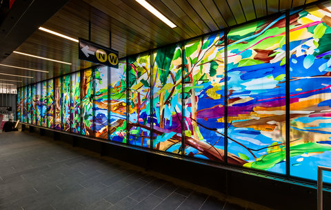 Diane Carr Public Art Commissions Laminated glass