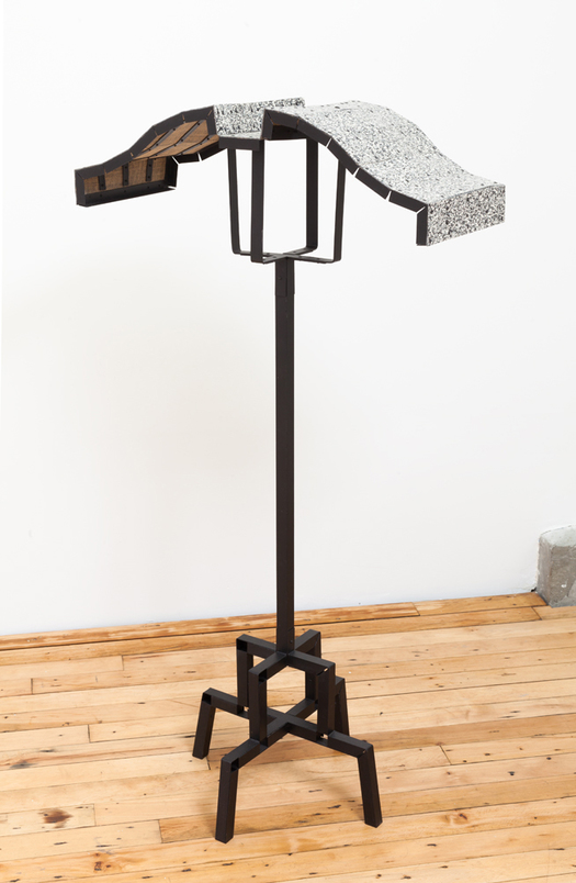 Diane Simpson JTT, New York, <i>Diane Simpson</i>, 2013 painted aluminum, linoleum, rivets