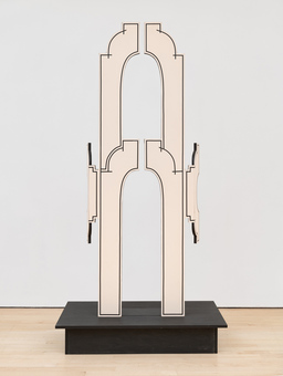  Applied Arts (2019-2023) LDF, hardboard, paint, stain, tape, galvanized steel 