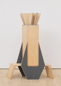  Applied Arts (2019-2023) Baltic Birch plywood, colored pencil, paint, brass screws 