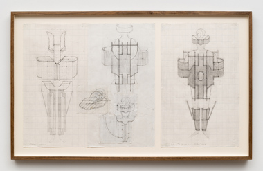  Applied Arts (2019-2023) graphite on vellum graph paper 
