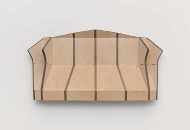  Applied Arts (2019-2023) baltic birch plywood, birch veneer, colored pencil, graphite, steel sheet metal, screws