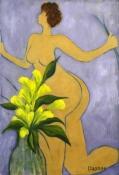 Diane Hardy Waller Paintings: Big Boned Girls Oil on canvas