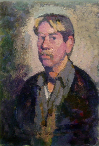 Don Wynn Portrait acrylic on paper