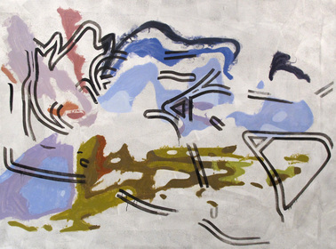 Doug Henders Background Checks Oil Paint on canvas
