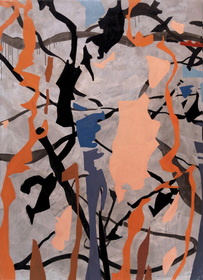 Doug Henders Background Checks Oil Paint on Canvas