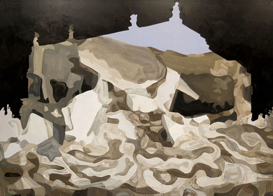 Doug Henders Sharjah Biennial 9 Oil Paint on Canvas