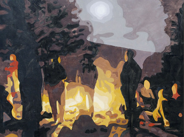 Doug Henders Field Trip Oil Paint on Canvas