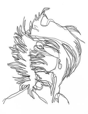 Doug Henders Headspace Pigmented Ink on Paper