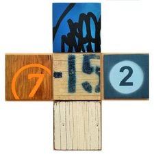 DYLAN SCHULTZ NEW! Acrylic and Spray Paint on Wood, Polyether Structural Adhesive