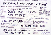 EGON ZIPPEL / Online Archive Words Acrylic on paper