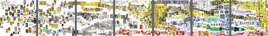 EGON ZIPPEL / Online Archive Devandalizing (in general) Locksmith stickers from NYC on canvas
