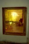 EGON ZIPPEL / Online Archive Bottle Destruction Room Gilded frame, hole