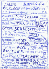 EGON ZIPPEL / Online Archive Names (real ones!) 