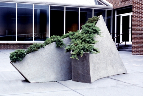 Elaine Lorenz Public Sculptures and Commissions Concrete,steel, earth, plants