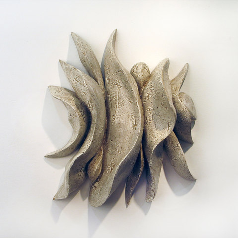 Elaine Lorenz Wall Sculptures Glazed Ceramic