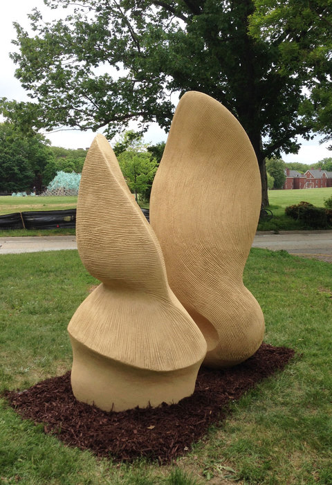 Elaine Lorenz Outdoor Sculpture Fiber reinforced cement