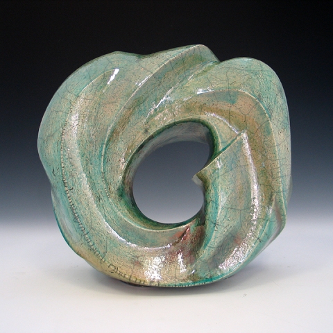 Elaine Lorenz Portals Ceramic, Raku glazed and fired, Limited Edition #1 of 6
