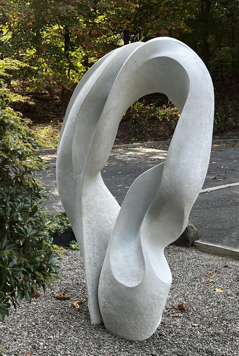 Elaine Lorenz Outdoor Sculpture Fiber reinforced cement, steel