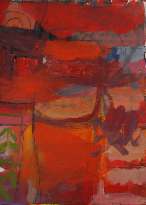 elaine souda Paintings: Warm Notes Acrylic on Paper