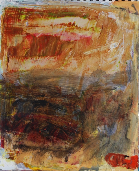 elaine souda Paintings: Warm Notes Acrylic on Paper