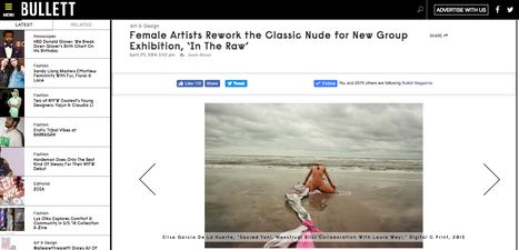 BULLET MEDIA Female Artist Rework the female Nude for new group Exhibition &quot;The Raw&quot; by Justin Moran 2016
