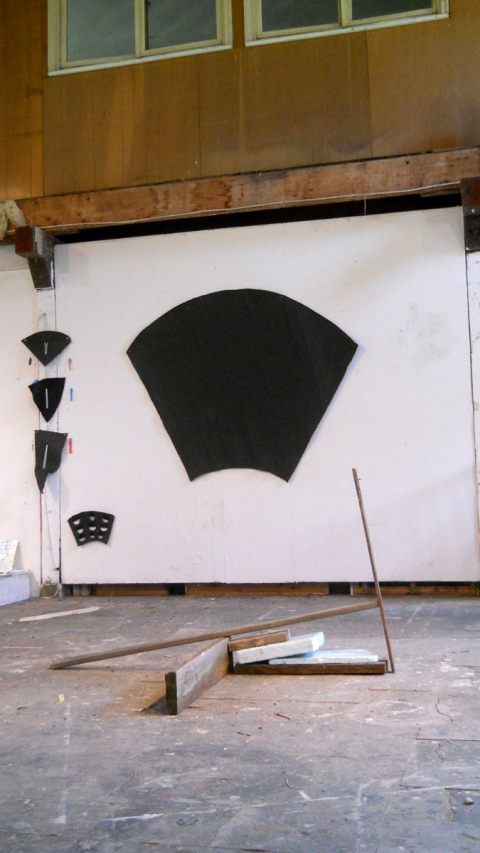 Irene, Barn shot, Albee Foundation, Montauk, NY Studio situations - photographs