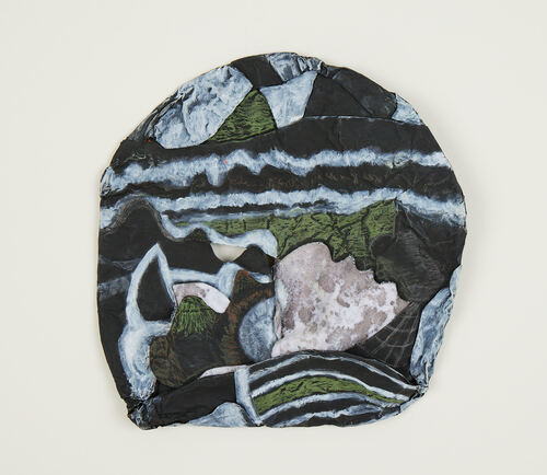 Elisa Lendvay Studio The Pool (and garden) 2025, and related, selecting images steel, copper, felt, graphite, gouache, acrylic, oil 