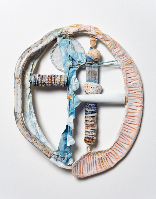 Elisa Lendvay Studio The Pool (and garden) 2025, and related, selecting images  17 x 13 x 3 inches