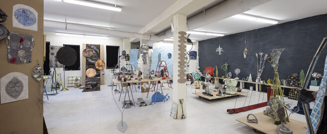 Elisa Lendvay Studio The Pool (and garden) 2025, and related, selecting images 