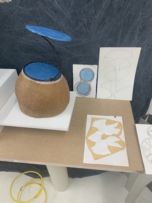 Elisa Lendvay Studio The Pool (and garden) 2025, and related, selecting images 