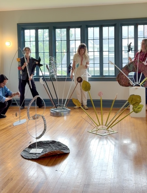 Elisa Lendvay Studio The Pool (and garden) 2025, and related, selecting images 