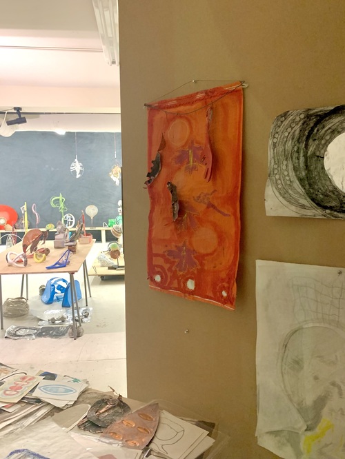 Elisa Lendvay Studio The Pool (and garden) 2025, and related, selecting images 