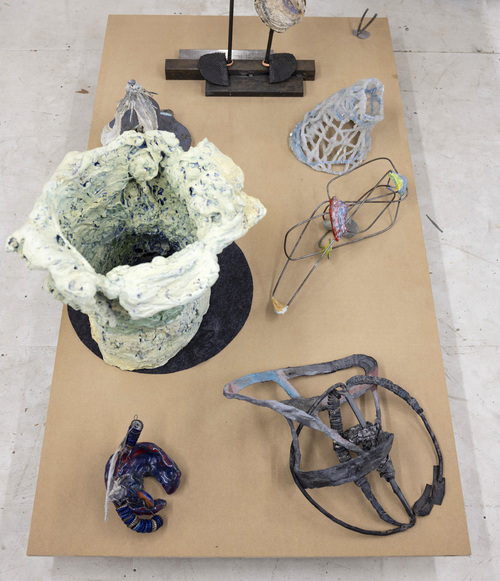 Elisa Lendvay Studio The Pool (and garden) 2025, and related, selecting images 